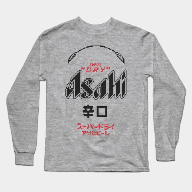 Asahi Super "DRY" 16Bits [Asahi] Long Sleeve T-Shirt by Tad